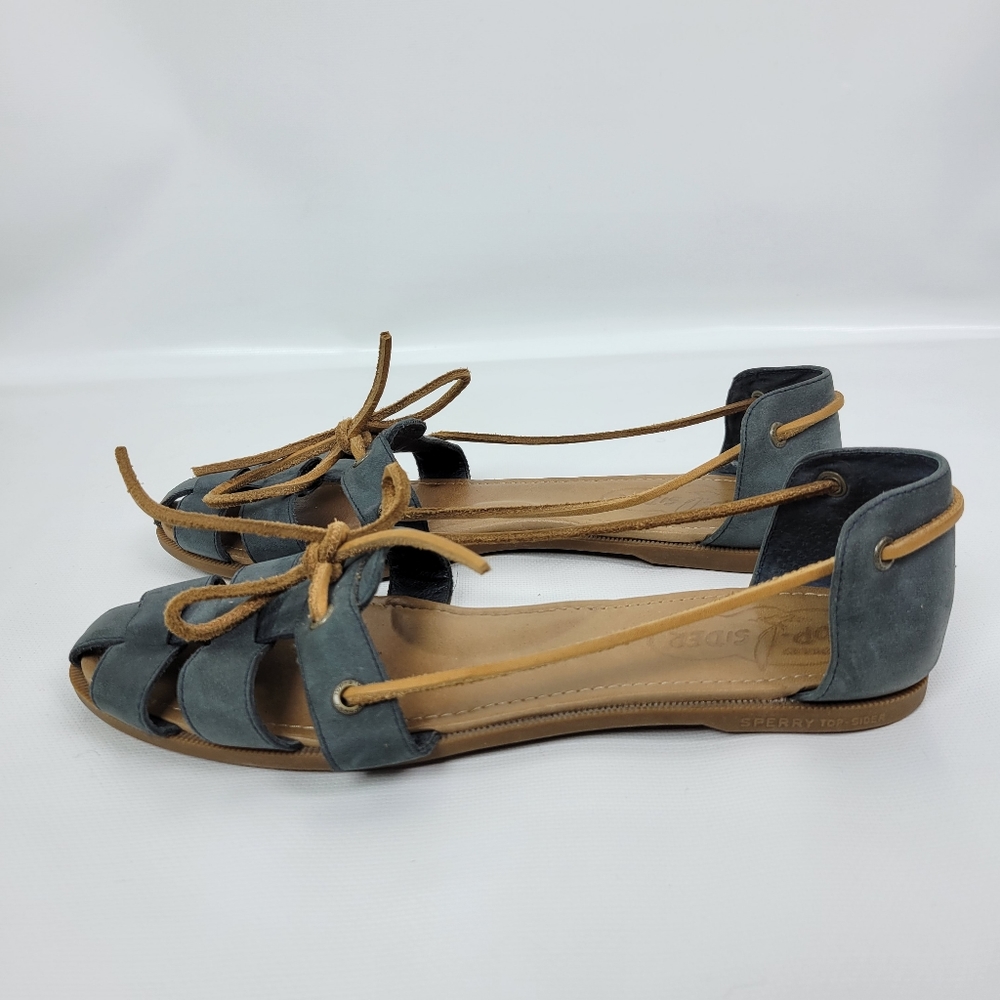 Sperry Top Sider Leather Sandals Sz 7 Like New